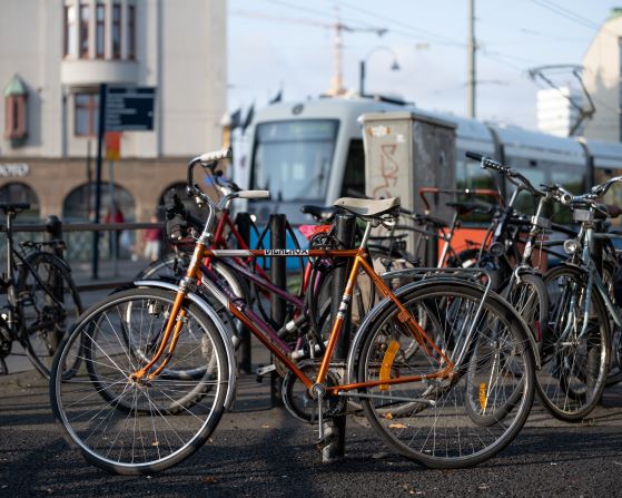 Cykel och spårvagn